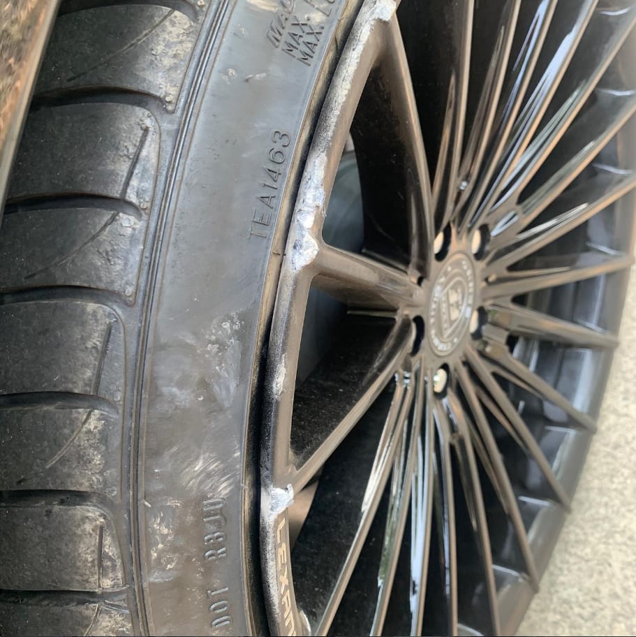 Lexani Curb Rash & Paint Damage